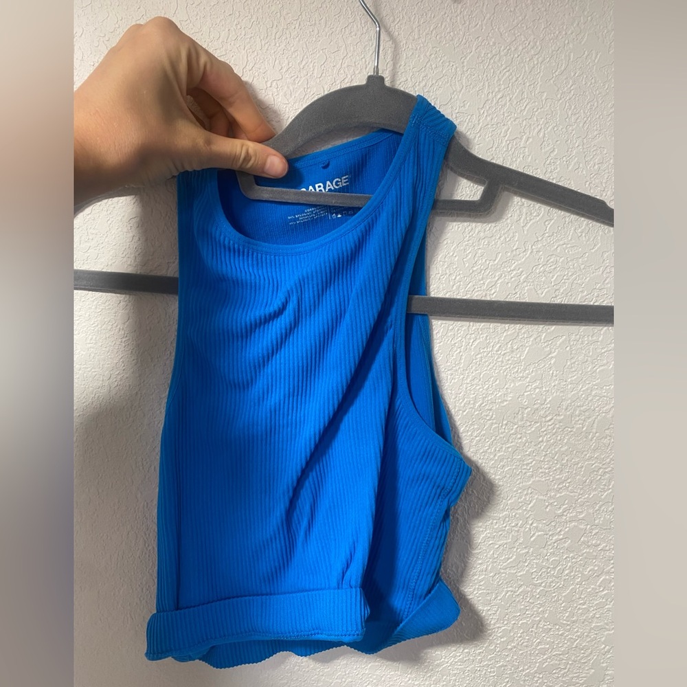 Garage tank top Royal blue